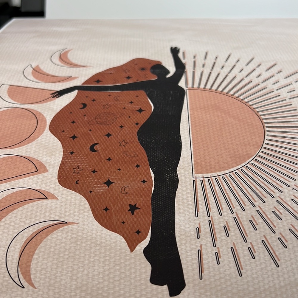 Wall Art Bohemian Woman Silhouette Celestial Print Poater Unframed - Picture 13 of 16